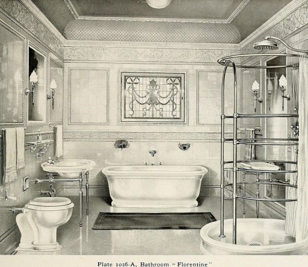 20 elegant antique bathrooms from the 1900s Sinks, tubs, tile & decor