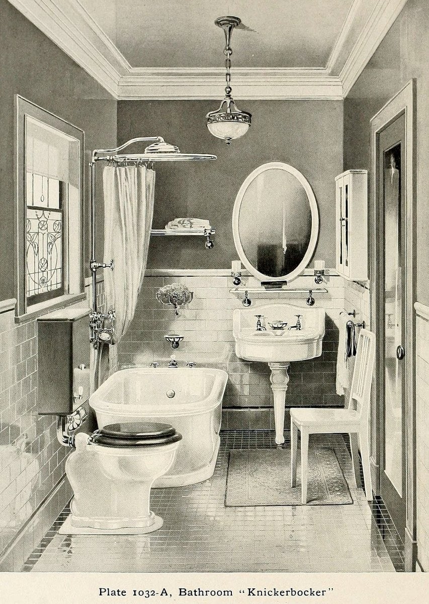 20 elegant antique bathrooms from the 1900s Sinks, tubs, tile & decor