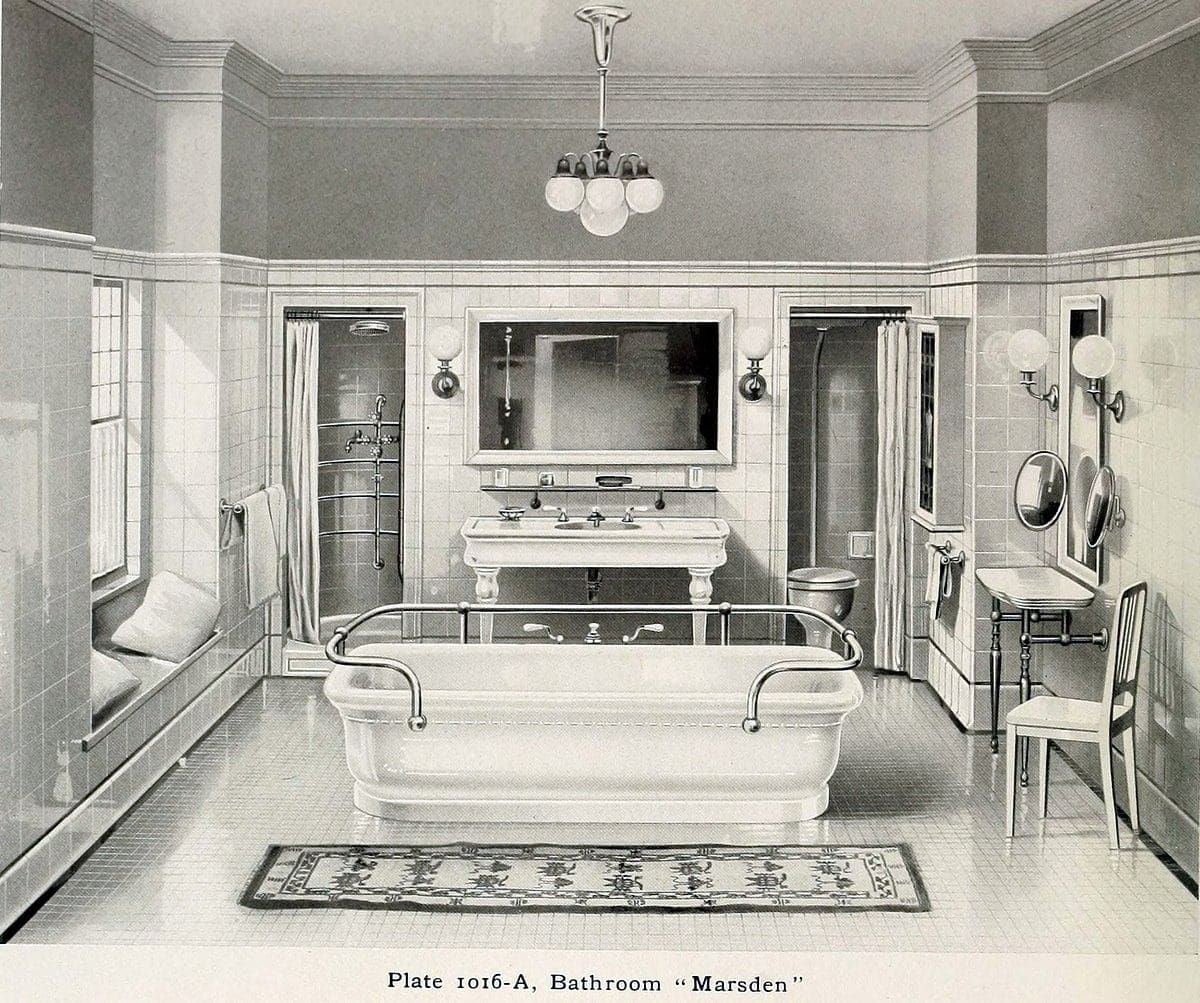 Elegant antique bathrooms 1900s (7)