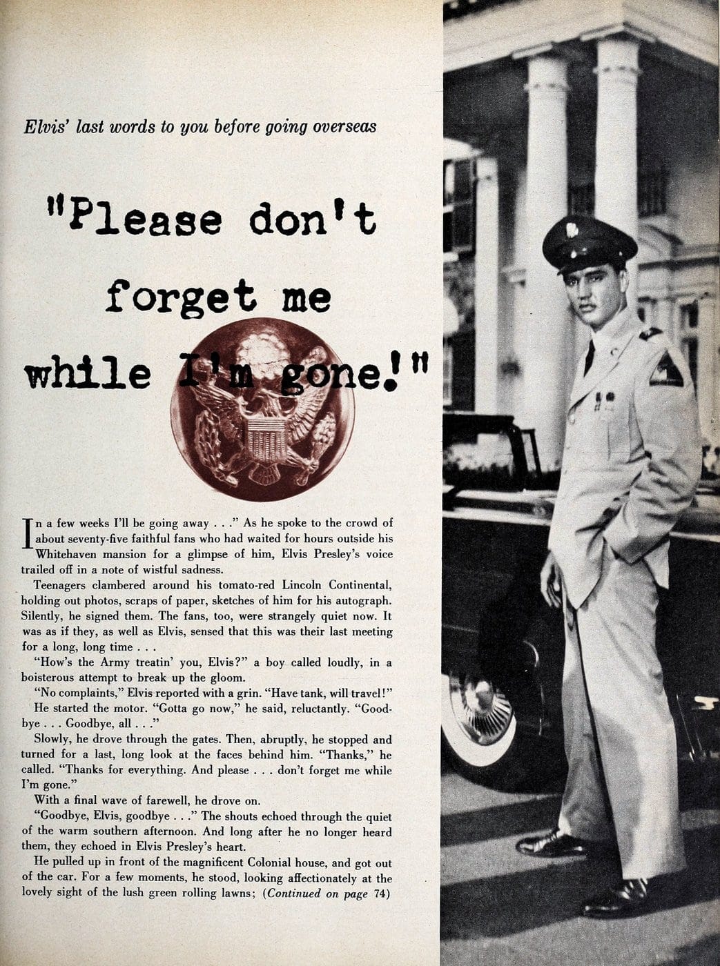 Elvis Presley in the Army - 1958 to 1960 (7)