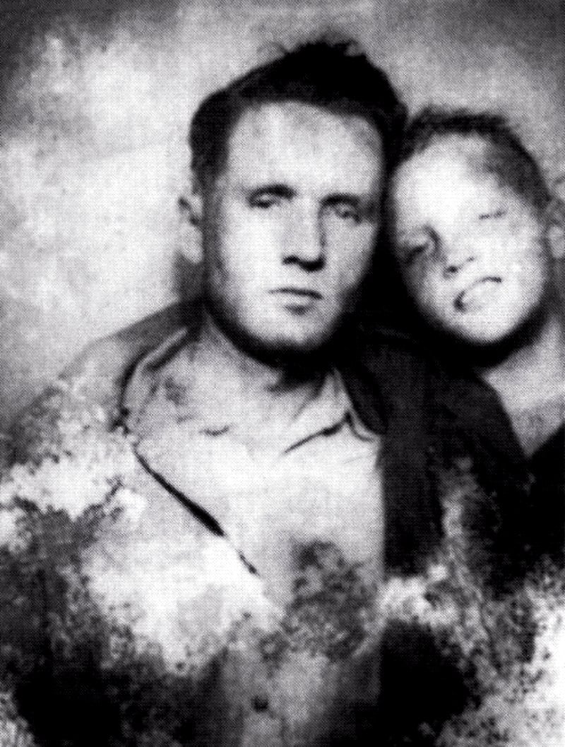 Elvis Presley with his father Vernon Presley