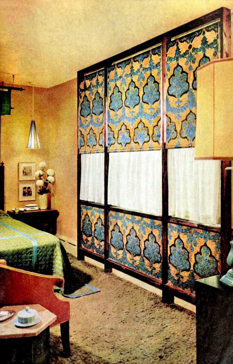 40 midcentury window blinds, vintage shutters & cool retro window treatments with that 60s and