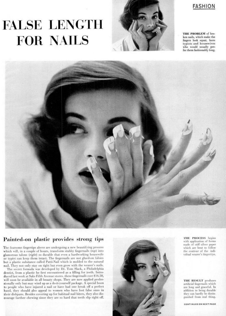 Vintage presson nails transformed 20th century manicures here's how