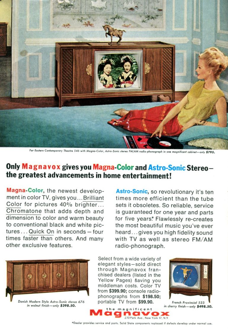 See what 'big screen TV' used to mean in the 20th century - Click Americana
