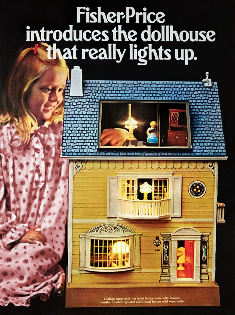 These vintage FisherPrice dollhouses offered hours of playtime fun