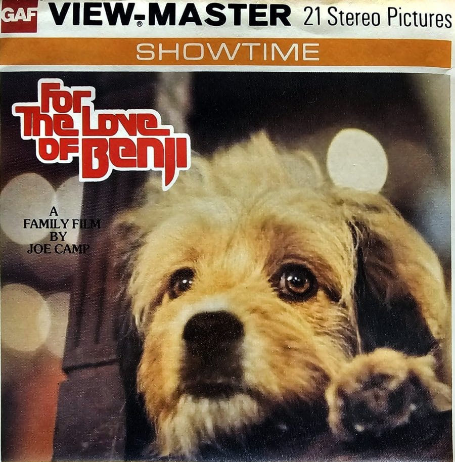 Benji movie magic: How a stray dog stole America's heart in the 1970s 13 For the Love of Benji - Vintage View-Master reel cover via ClickAmericana com
