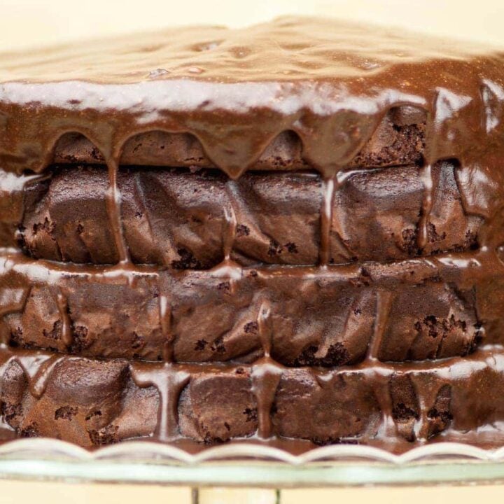 Chocolate Bacardi rum cake 2 Four layer Bacardi chocolate cake