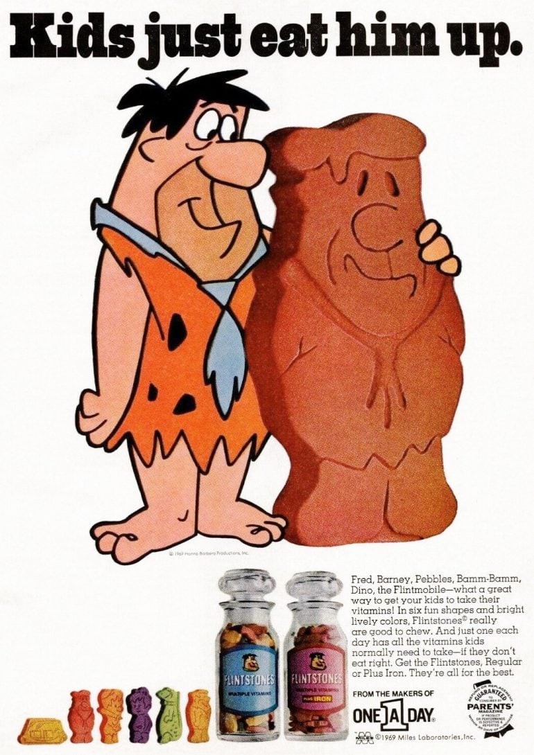 Flintstones vitamins were marketing genius, and changed the children's