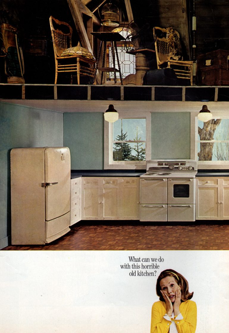 See a '60s kitchen remodel with Frigidaire's 'wife savers' home