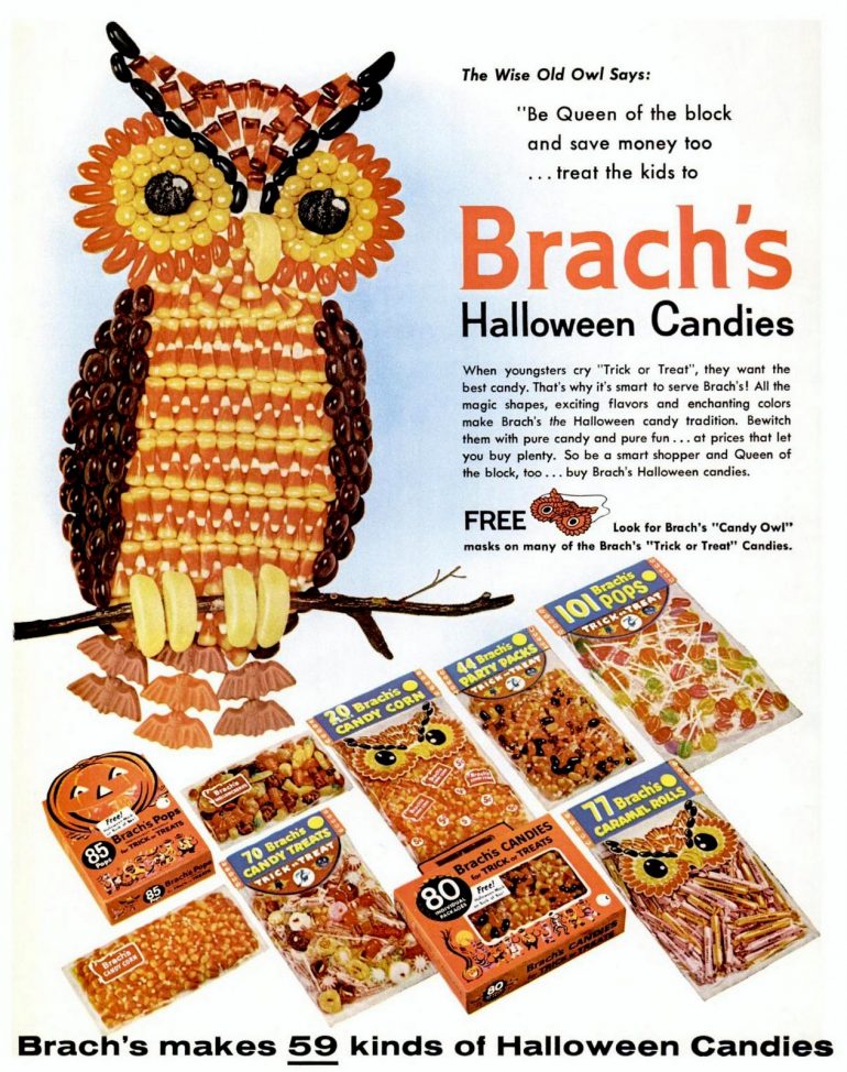 This memorable vintage Halloween candy from the '50s & '60s will take