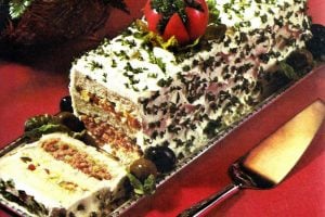 Frosted ribbon sandwich loaf recipe