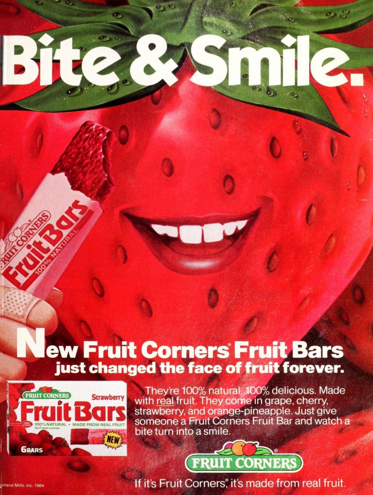 These 1980s fruit snacks came in a ton of shapes, flavors & colors
