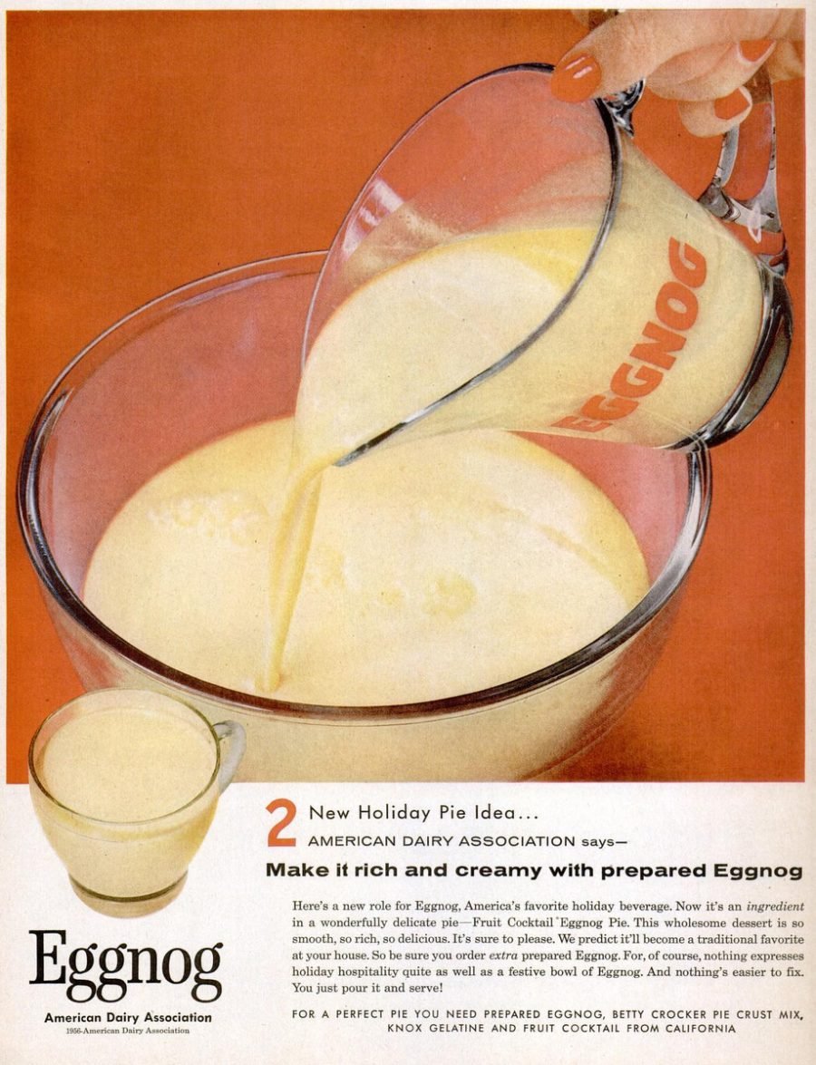 Fruit cocktail eggnog pie The oldfashioned recipe Click Americana