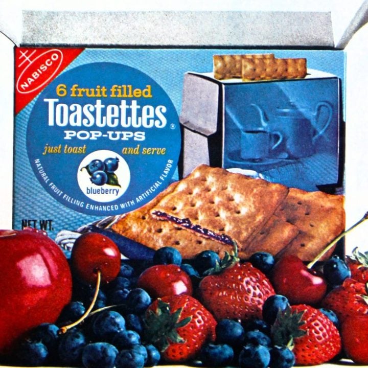 Fruit-filled Toastettes pop-ups toaster pastries from the 1960s