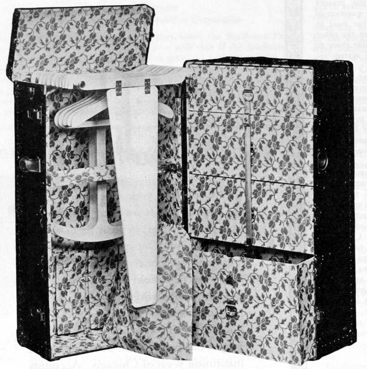 These antique travel trunks let people travel in style, and put modern