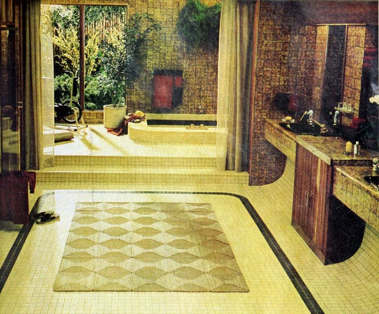 Fantastic retro 1970s bathroom decor styles & ideas - Click Americana