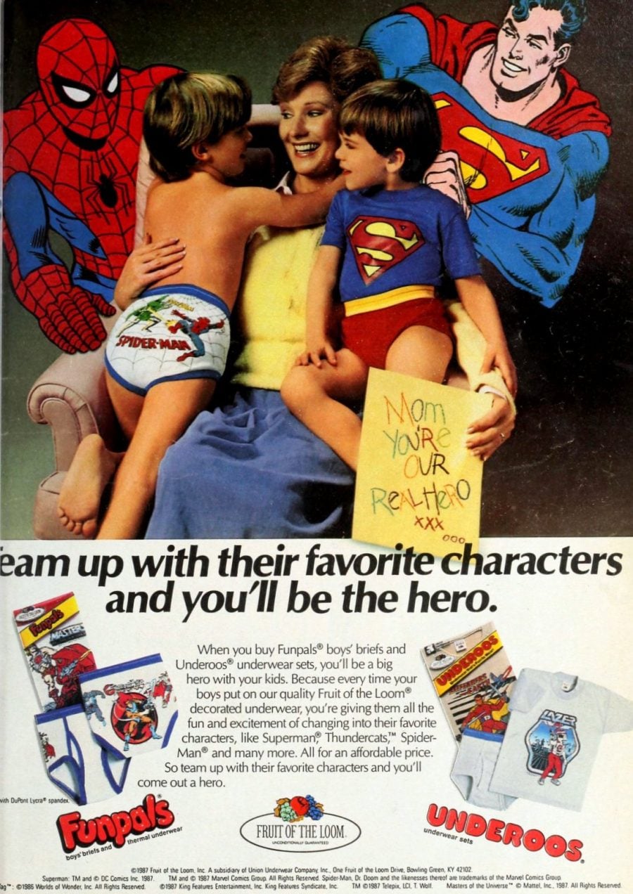 Underoos made boring old kids' underwear fun to wear in the 1970s & 80s ...