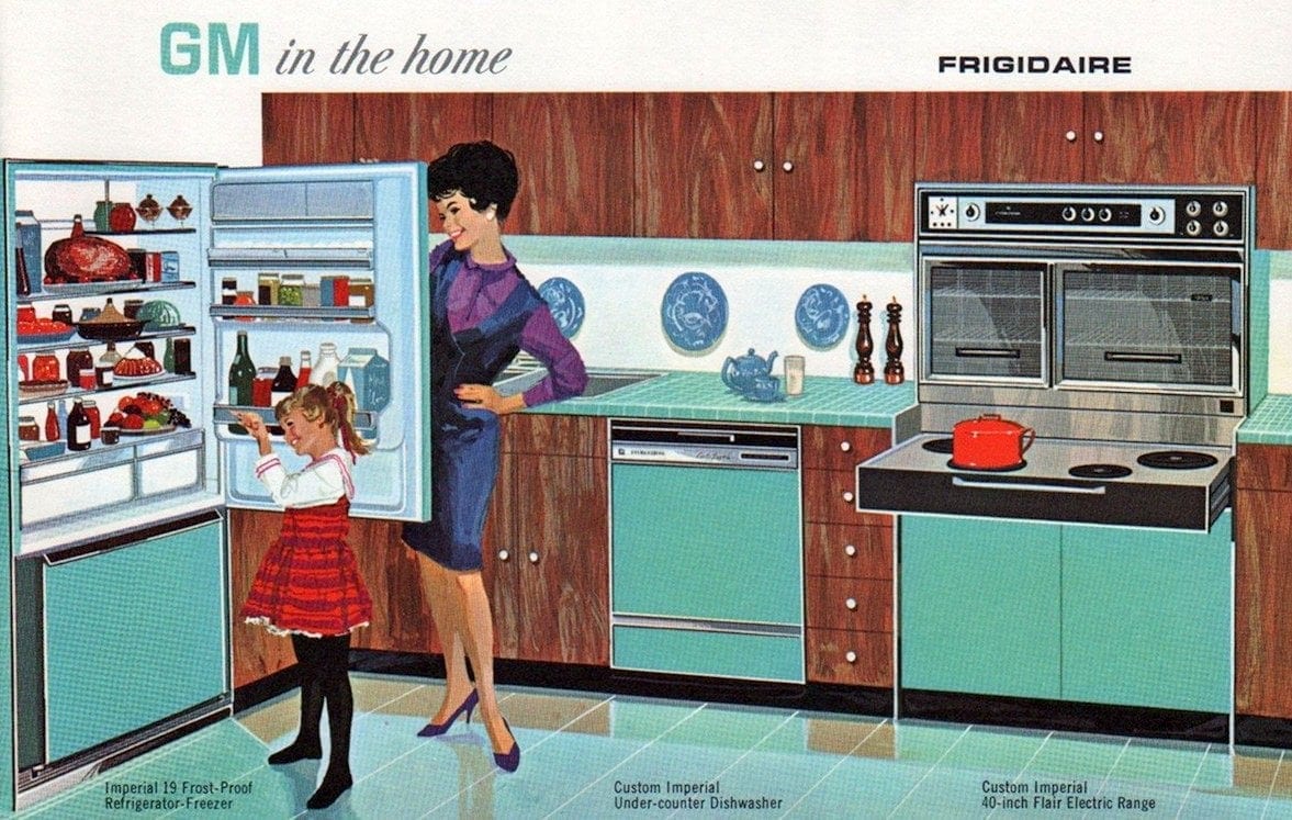 8 vintage sixties kitchens with Flair ranges Pullout electric stoves
