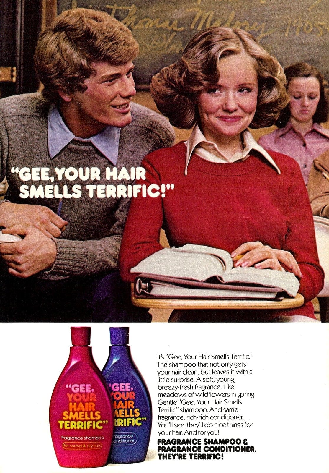 Gee, Your Hair Smells Terrific was the shampoo everyone remembered in the 1970s & 80s 2 Gee, Your Hair Smells Terrific