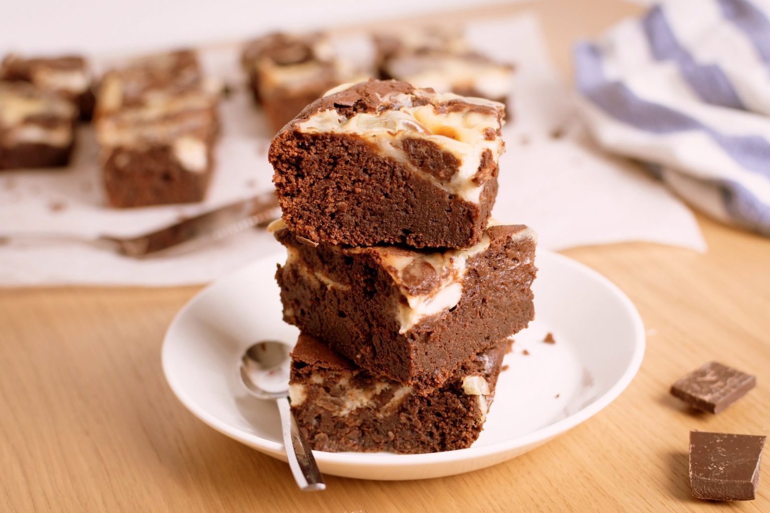 Baker's easy onebowl German chocolate brownies with coconutnut