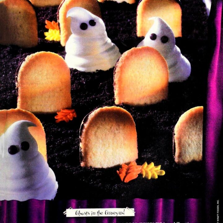 Ghosts in the Graveyard Halloween dessert recipe