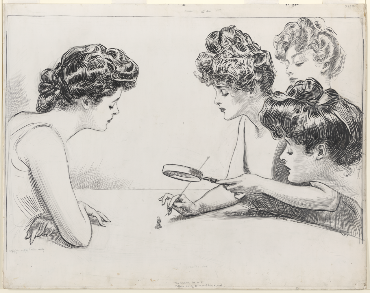 Beauty standards, by the numbers: What the "perfect" American woman looked like in 1905 1 Gibson Girls - The Weaker Sex II
