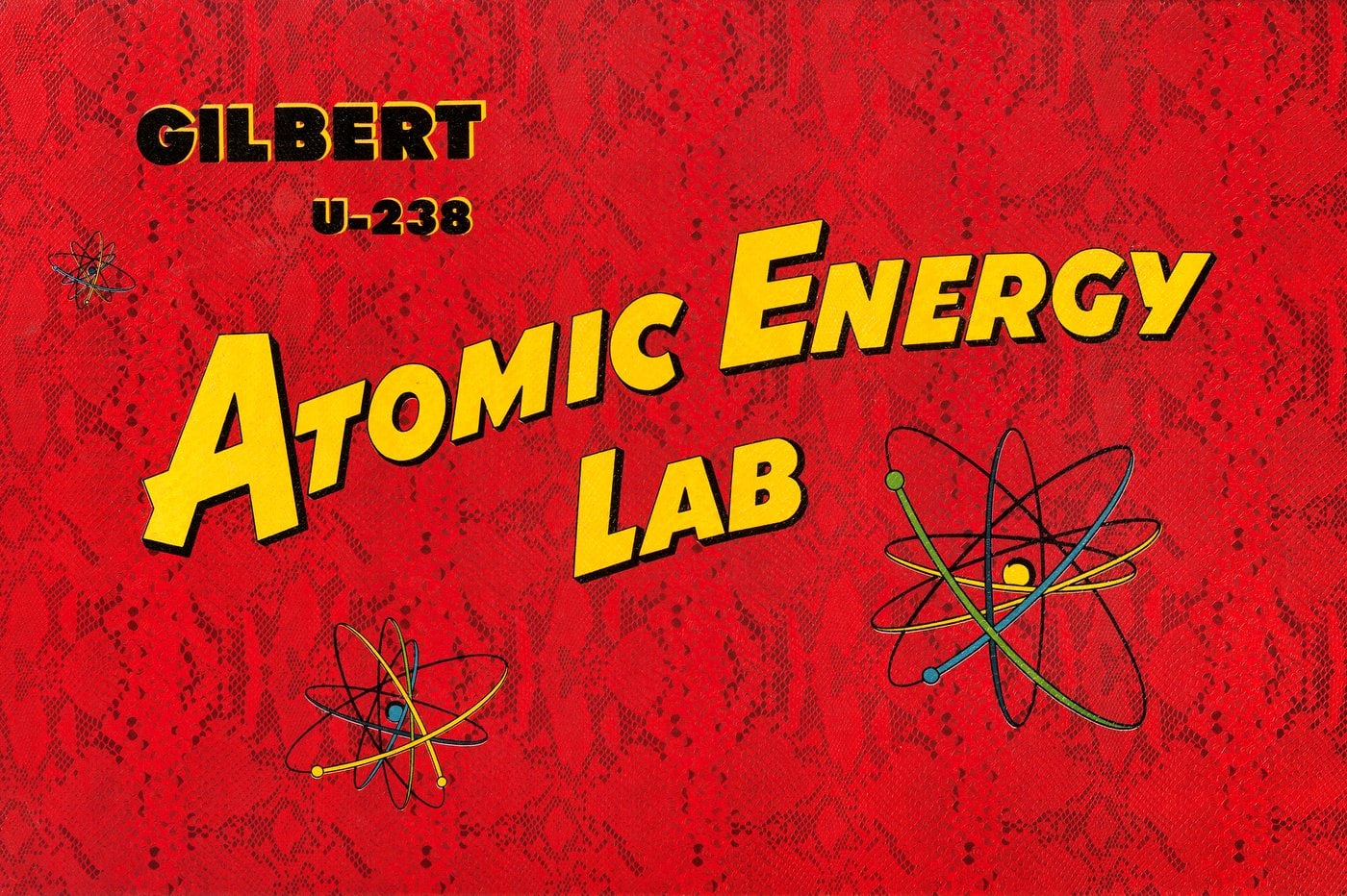 thumbnail image 2 of Vintage-Style Gilbert Atomic Energy Lab Refrigerator Magnet – 2.5x3.5 Tin, Handmade USA 2 of 5