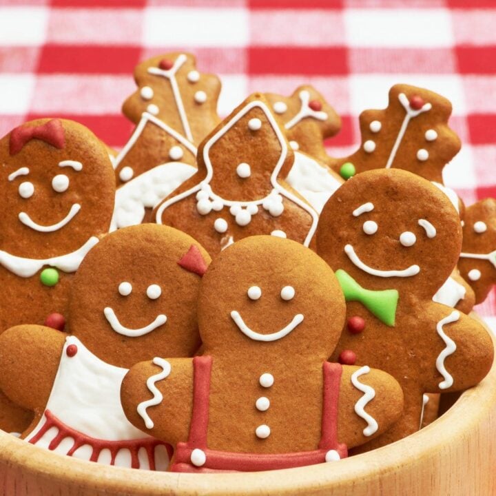 Gingerbread men The classic Christmas cookies