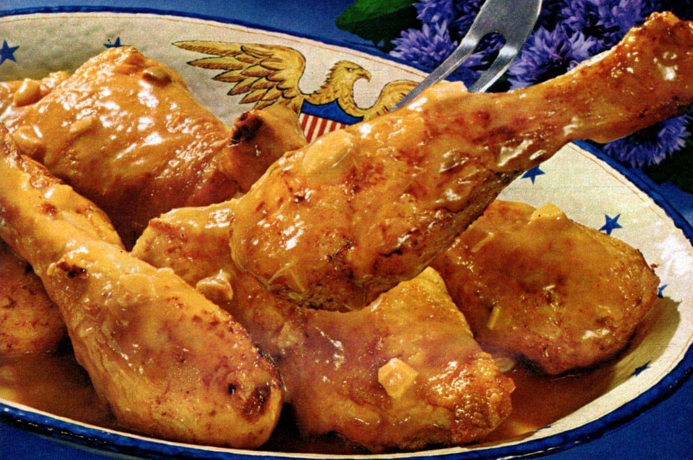 Glori-fried chicken with gravy recipe (1966) - Click Americana