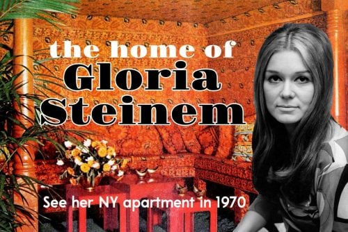 Gloria Steinem's NY apartment in 1970