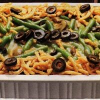 Golden green bean bake recipe - microwave 1987 (2)