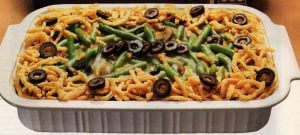 Golden green bean bake recipe - microwave 1987 (2)