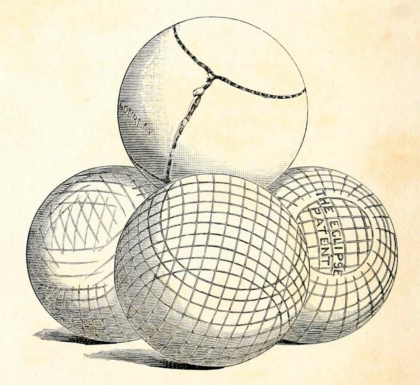 Golf ball history: The sport's evolution from stuffed leather to space-age science 4 Golf balls (1892)