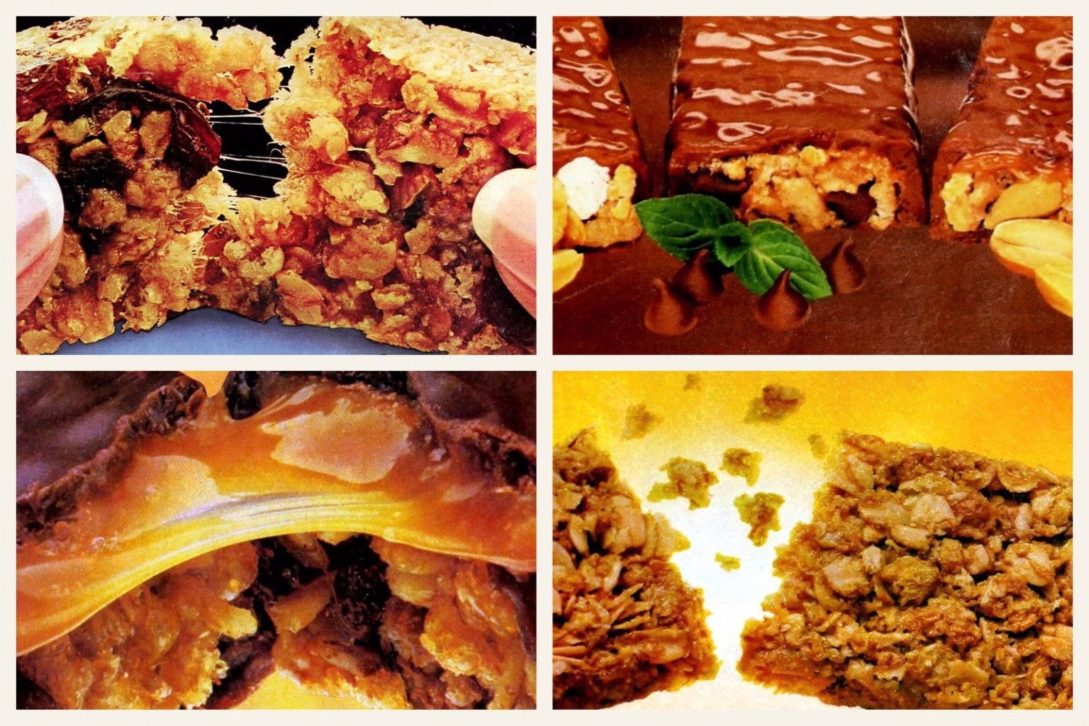 Granola bars from the 70s, 80s & 90s were delicious or healthy, but not