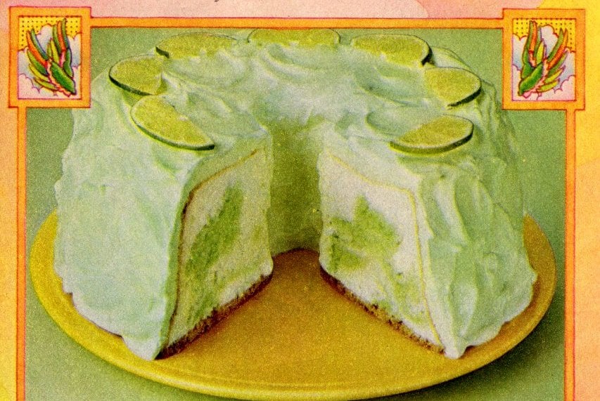 Green Angel Lime Cake recipe (1978) - Click Americana