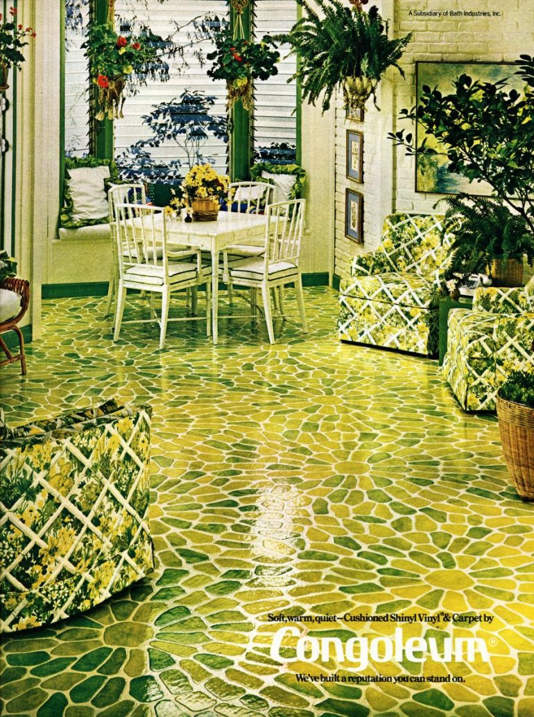 Get down with 70 groovy vintage vinyl floors from the '70s & '80s ...