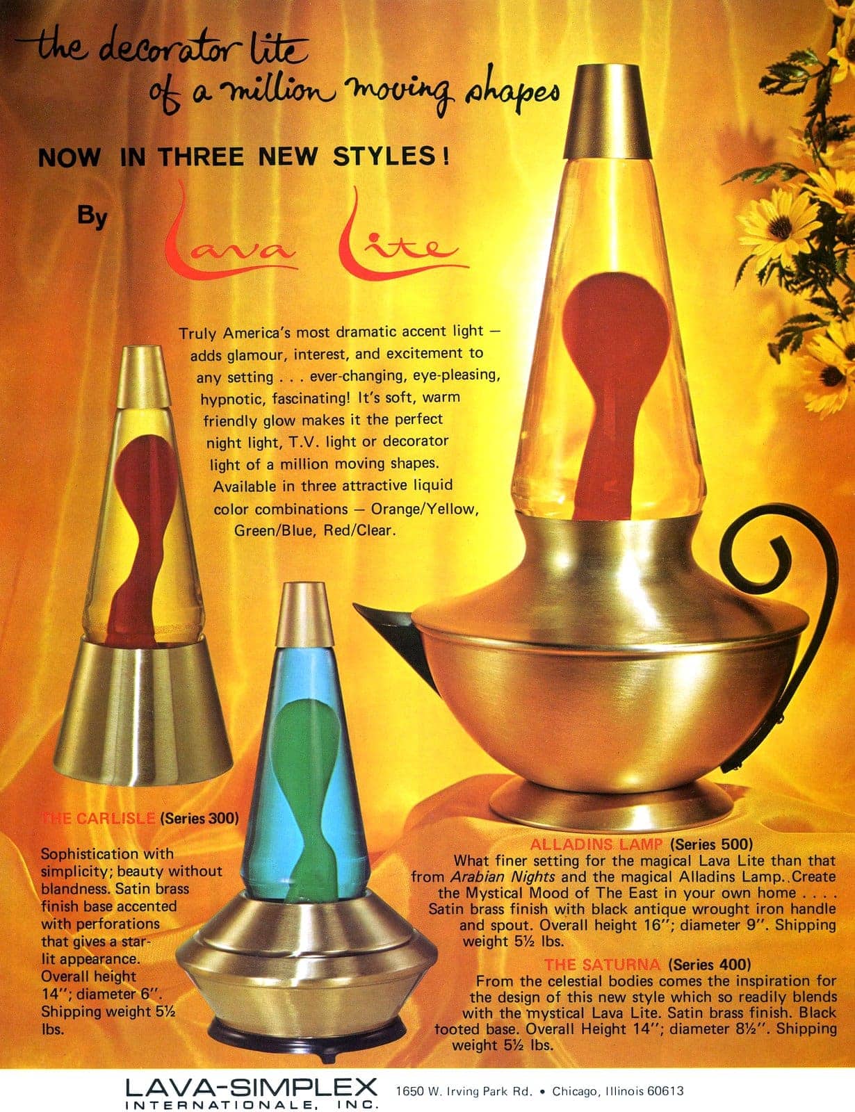 Vintage lava lamps They were 'like wild way out!' (1960s & 1970s