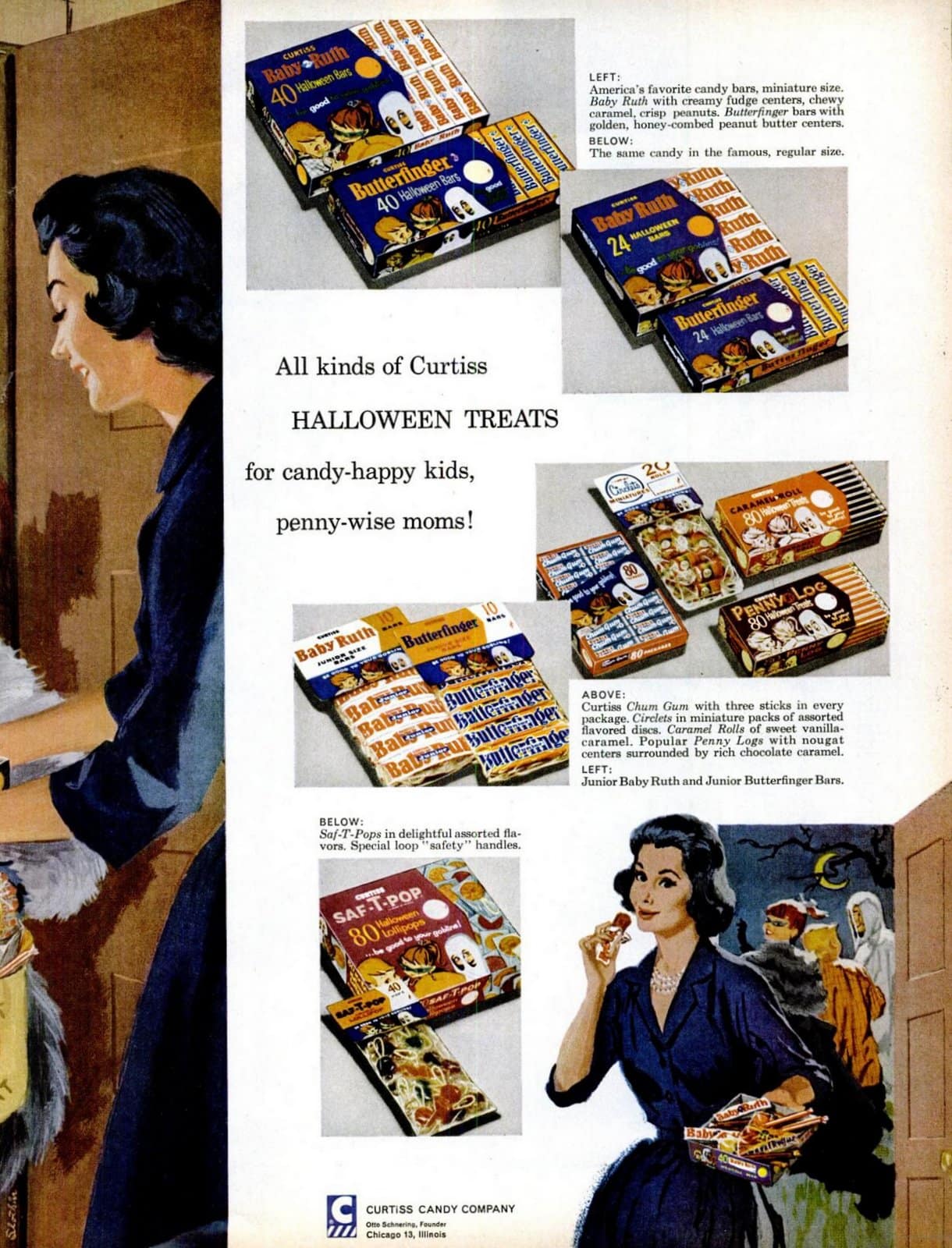 This memorable vintage Halloween candy from the '50s & '60s will take