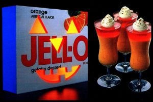 Halloween Jell-O desserts Pumpkin Parfaits, Moon Medleys, Grape Frosts (1985)