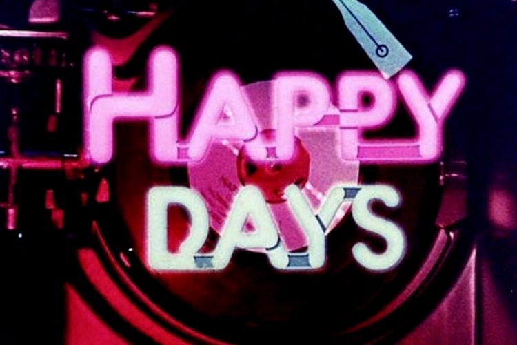 Happy Days TV show opening titles logo
