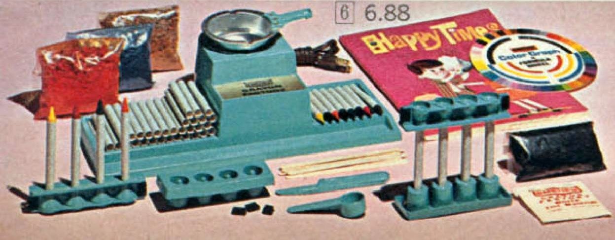 Happy Times color mixing toy set (1967) via ClickAmericana com