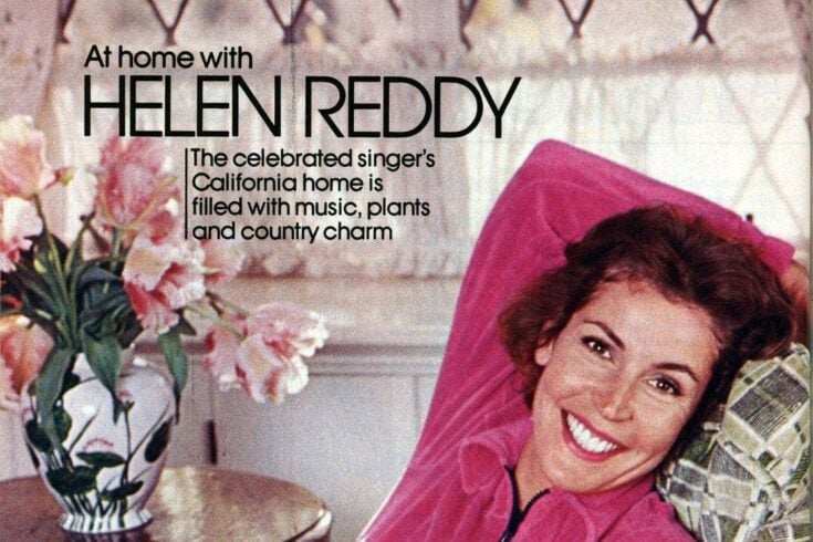 Helen Reddy See inside her beautiful California house in the 70s