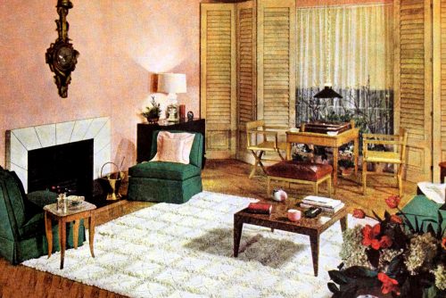 Here's what a simple 1940s-style living room makeover looked like