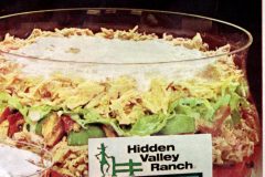 Hidden Valley Ranch 6-layer tuna salad recipe from 1977