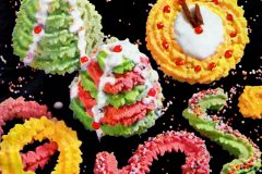 Holiday butter cookies and classic spritz cookie recipes