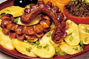 Hot dogs cut in fancy shapes turn plain food into party fare