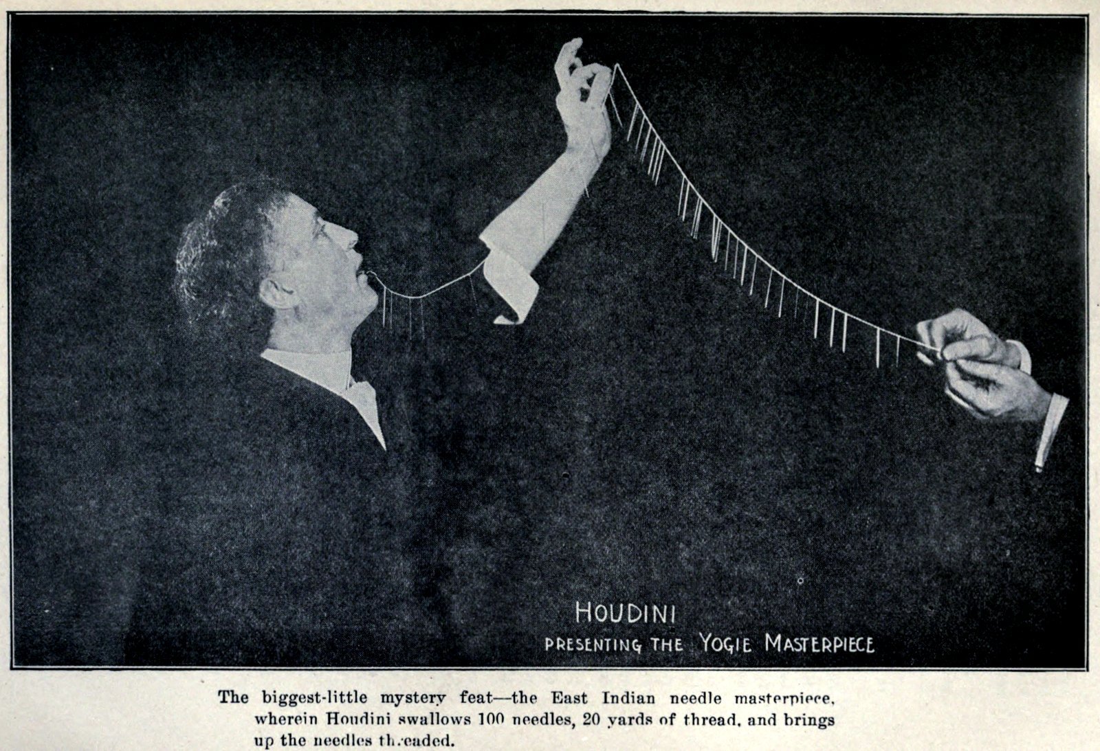 Houdini East Inidan needle masterpiece via ClickAmericana com