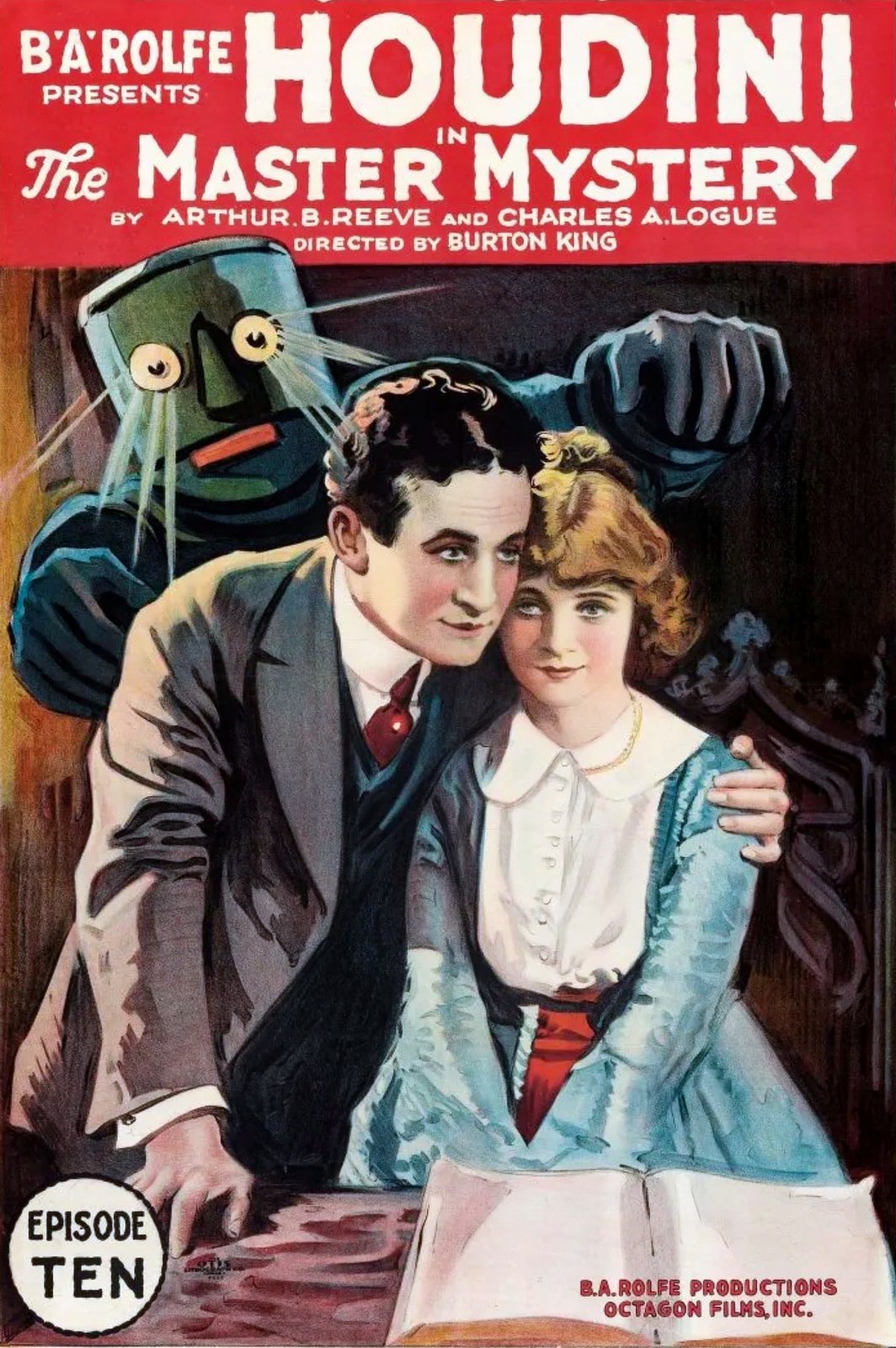 Houdini in THe Master Mystery via ClickAmericana com