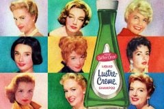 How the top actresses of the 50s 60s loved Lustre-Creme shampoo