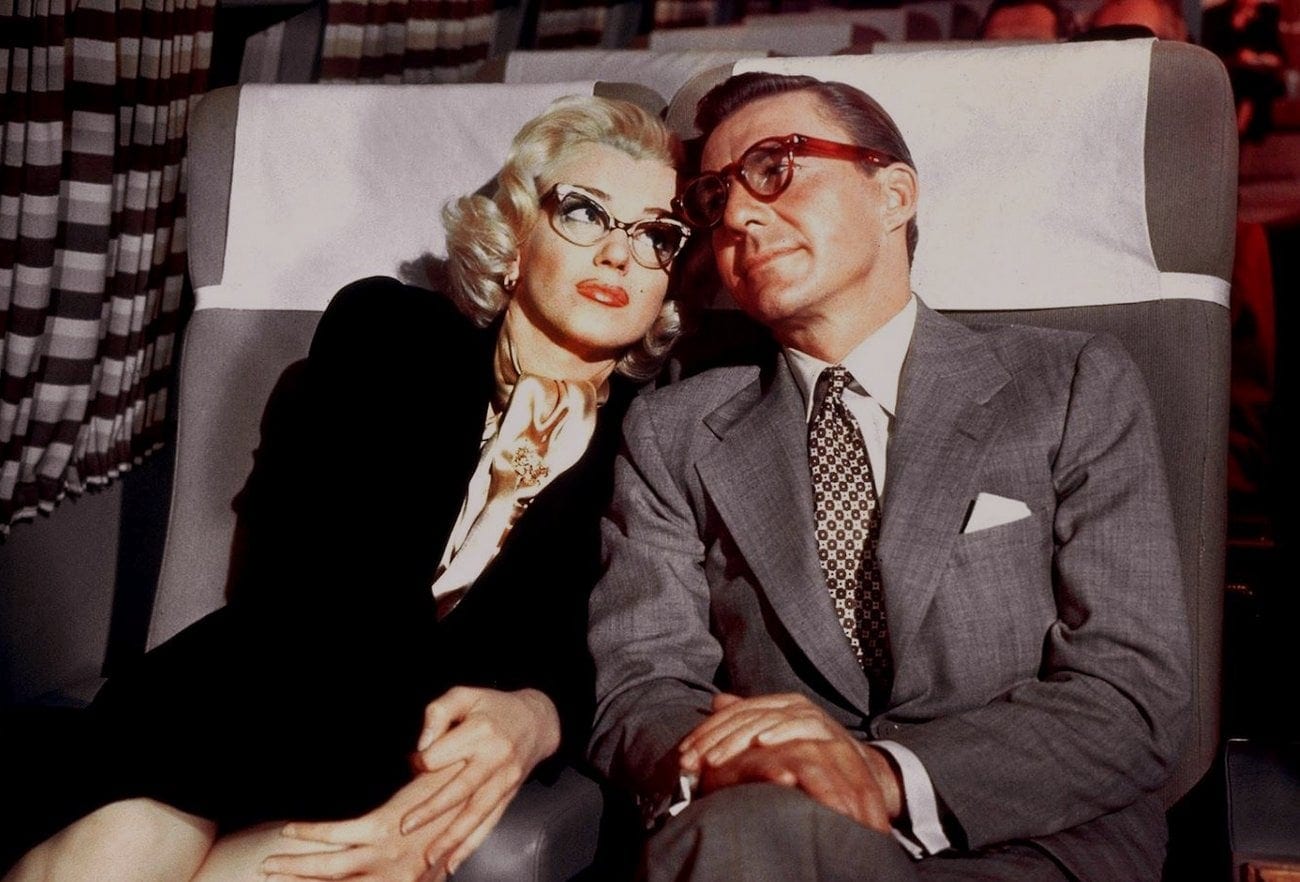 How to Marry a Millionaire movie Marilyn Monroe with glasses and David Wayne - 1953